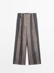 MDPTWCS01 Massimo Dutti Halter Top & Palazzo Trousers
