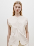 MDPWTWBD-LE01 Massimo Dutti Button Details Waistcoat & Wide Leg Trousers - Limited Edition