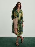 MDROBWTP01 Massimo Dutti Tropical Print Oversize Blouse