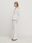 MDSCKWPD01 Massimo Dutti Striped Kimono Blazer & Suit Trousers