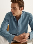 MDSFSCDS02 Massimo Dutti Slim Fit Denim Shirt