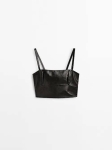 MDSLCT-S01 Massimo Dutti Strappy Leather Top - Studio