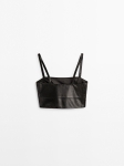 MDSLCT-S01 Massimo Dutti Strappy Leather Top - Studio