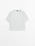 MDSSCT01 Massimo Dutti Cropped T-shirt