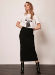 MVBSMS01 Mint Velvet Midi Skirt
