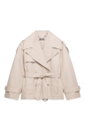 MVNSTJ01 Mint Velvet Short Trench