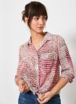 MVPLAS01 Mint Velvet Animal Shirt