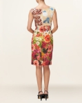 PE01 Phase Eight Flora Side Pleat Dress 