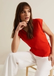 PEJVNRT01 Phase Eight V Neck Ruched Top