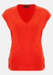 PEJVNRT01 Phase Eight V Neck Ruched Top