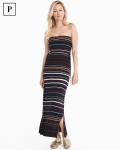 PSKCMS01 WHBM Petite Stripe Knit Convertible Maxi Skirt