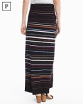 PSKCMS01 WHBM Petite Stripe Knit Convertible Maxi Skirt