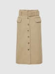 RCBMS01 REISS BELTED MIDI SKIRT