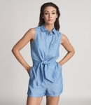 RELP01 REISS LINEN PLAYSUIT