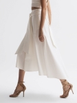 RFHRMS01 REISS FITTED MIDI SKIRT