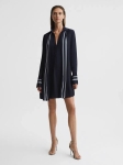 RFSDMD02 REISS STRIPE DETAIL DRESS