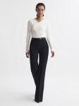 RHKWLST01 REISS KNITTED WRAP TOP