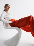 RHWLLT01 REISS WIDE LEG TROUSERS