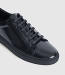 RLHSLT01 REISS HIGH SHINE LEATHER TRAINERS