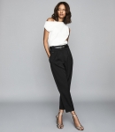 RLTHWCT01 REISS HIGH WAISTED CROPPED TROUSERS