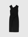 RMABMD01 Reiss Asymmetric Midi Dress