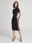 RRKBMD01 Reiss Knitted Bodycon Midi Dress