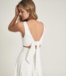 RTCTWBD01 Reiss Crop Top With Bow Detail