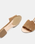 TBSSDS01 Ted Baker London Suede Scallop Detail Sliders