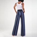 TZWLST01 TOMMY HILFIGER Zendaya Wide Leg Stripe Trousers