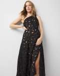 WPOLMD01 WHBM One-Shoulder Lace Dress