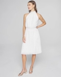 WSPCMD01 WHBM Pleated Midi Dress
