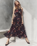 WSPHMD01 WHBM Pleated Halter Dress