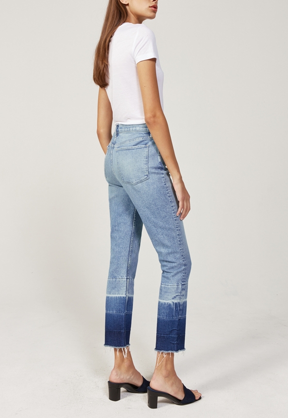 3SSLCD01 3x1 Straight Leg Crop Denim