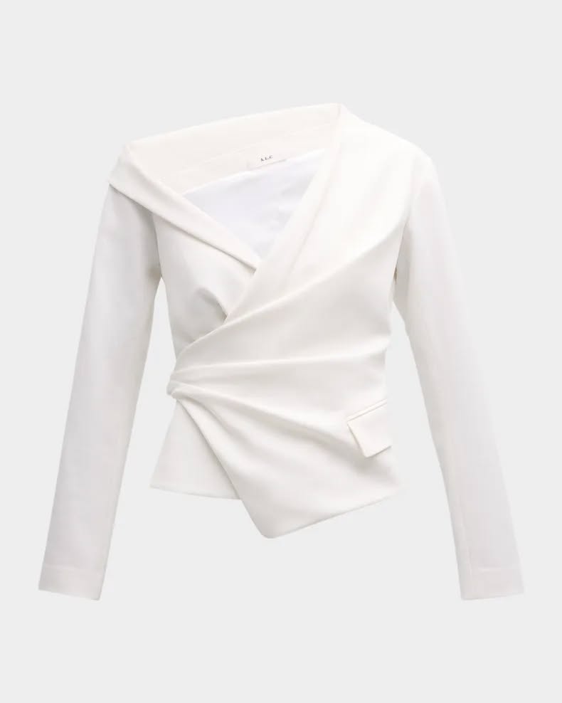 AST01 A.L.C. Gathered Blazer Top