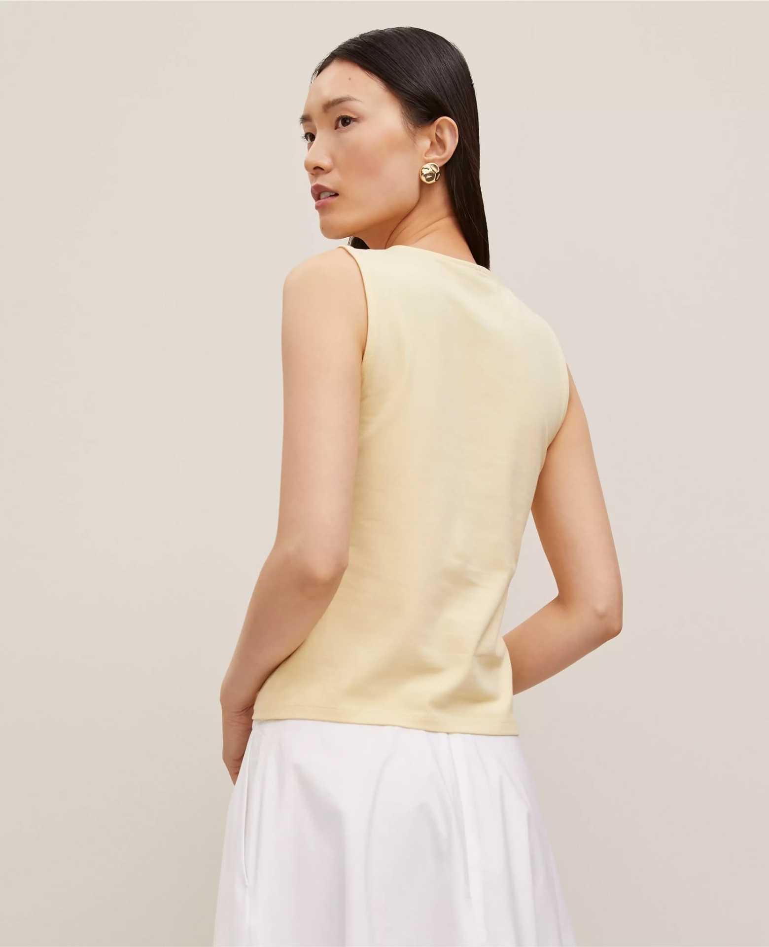 ATCNS02 Ann Taylor Crew Neck Shell