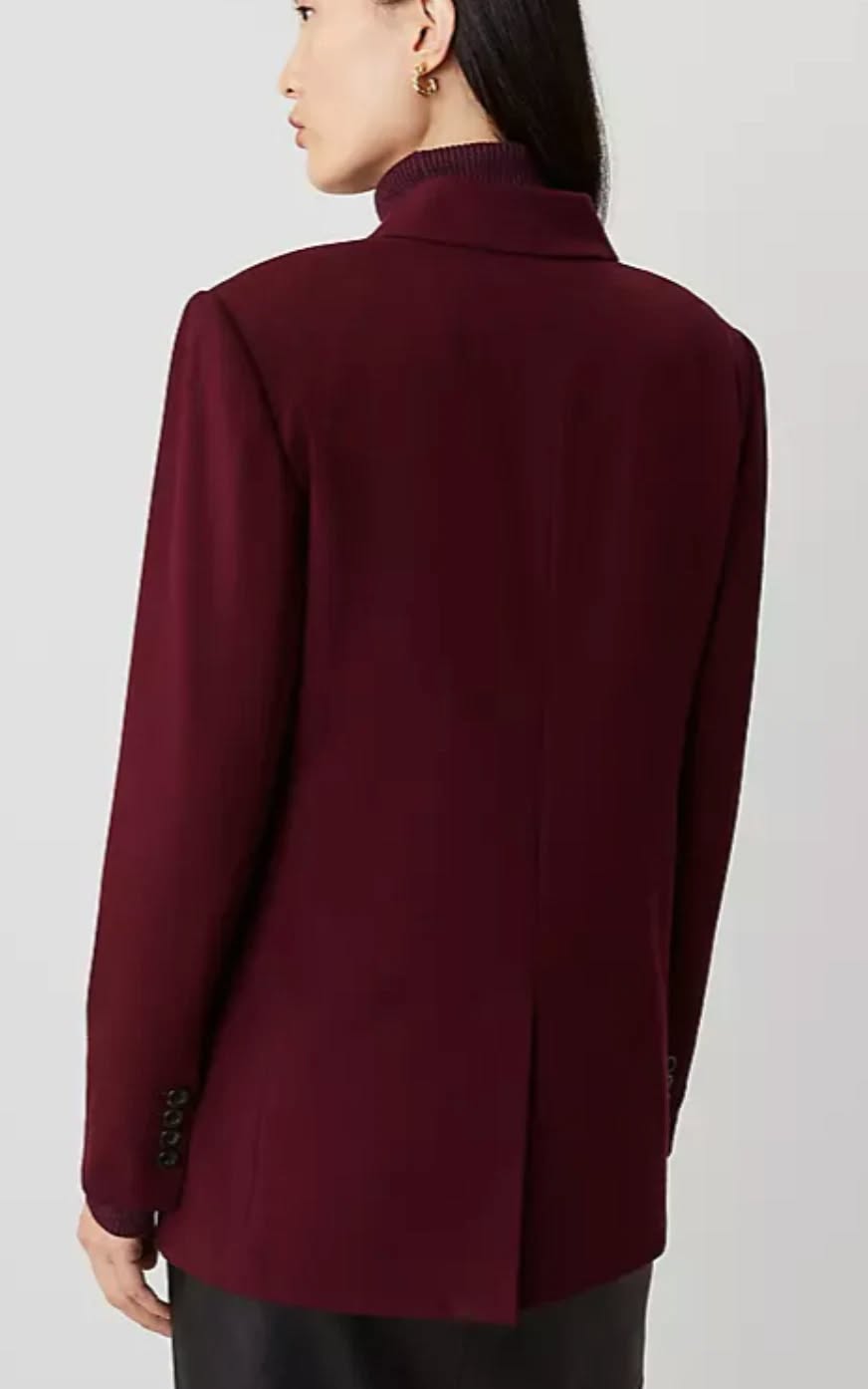 ATFHNCB01 Ann Taylor Flannel Blazer