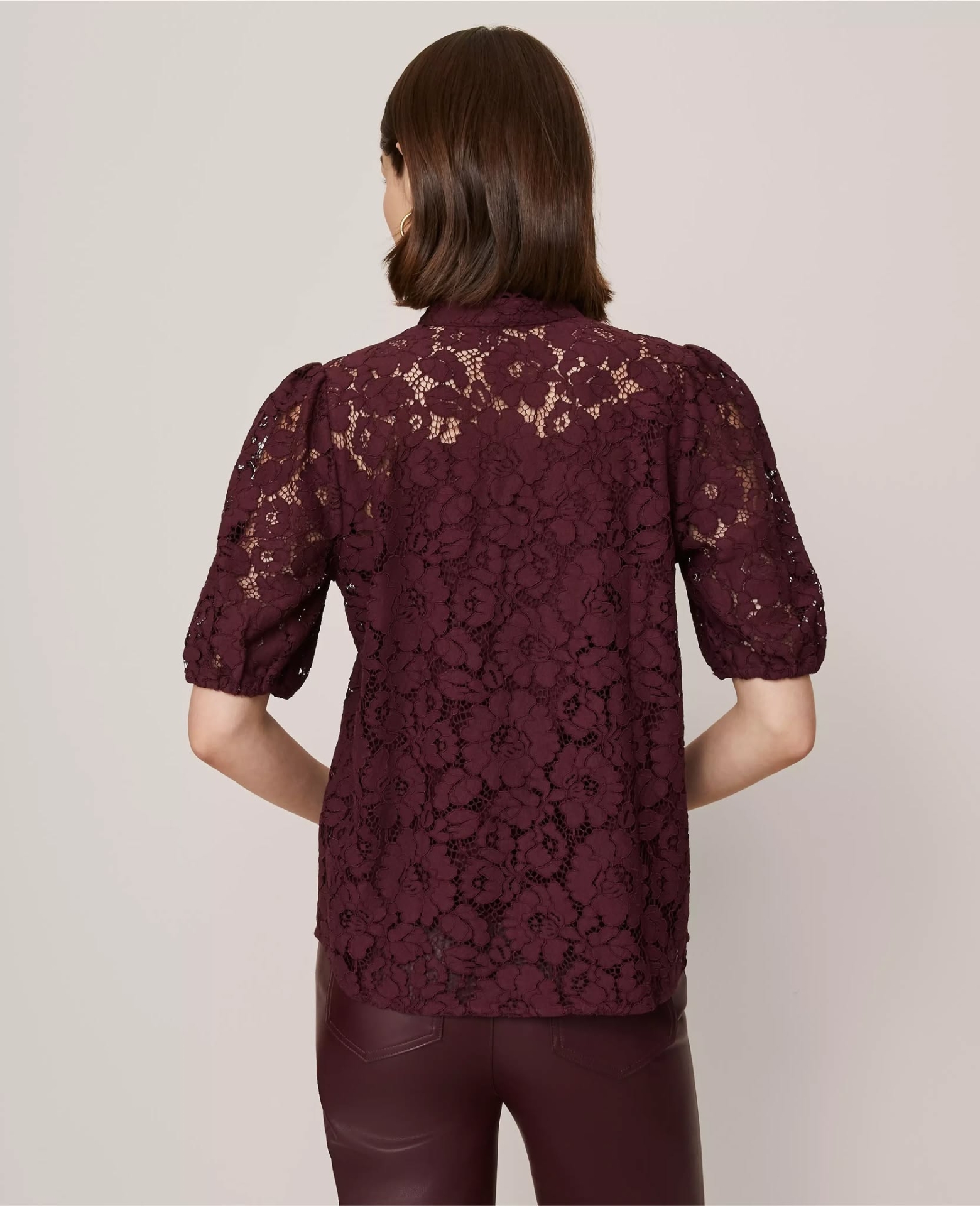 ATLB01 Ann Taylor Lace Blouse