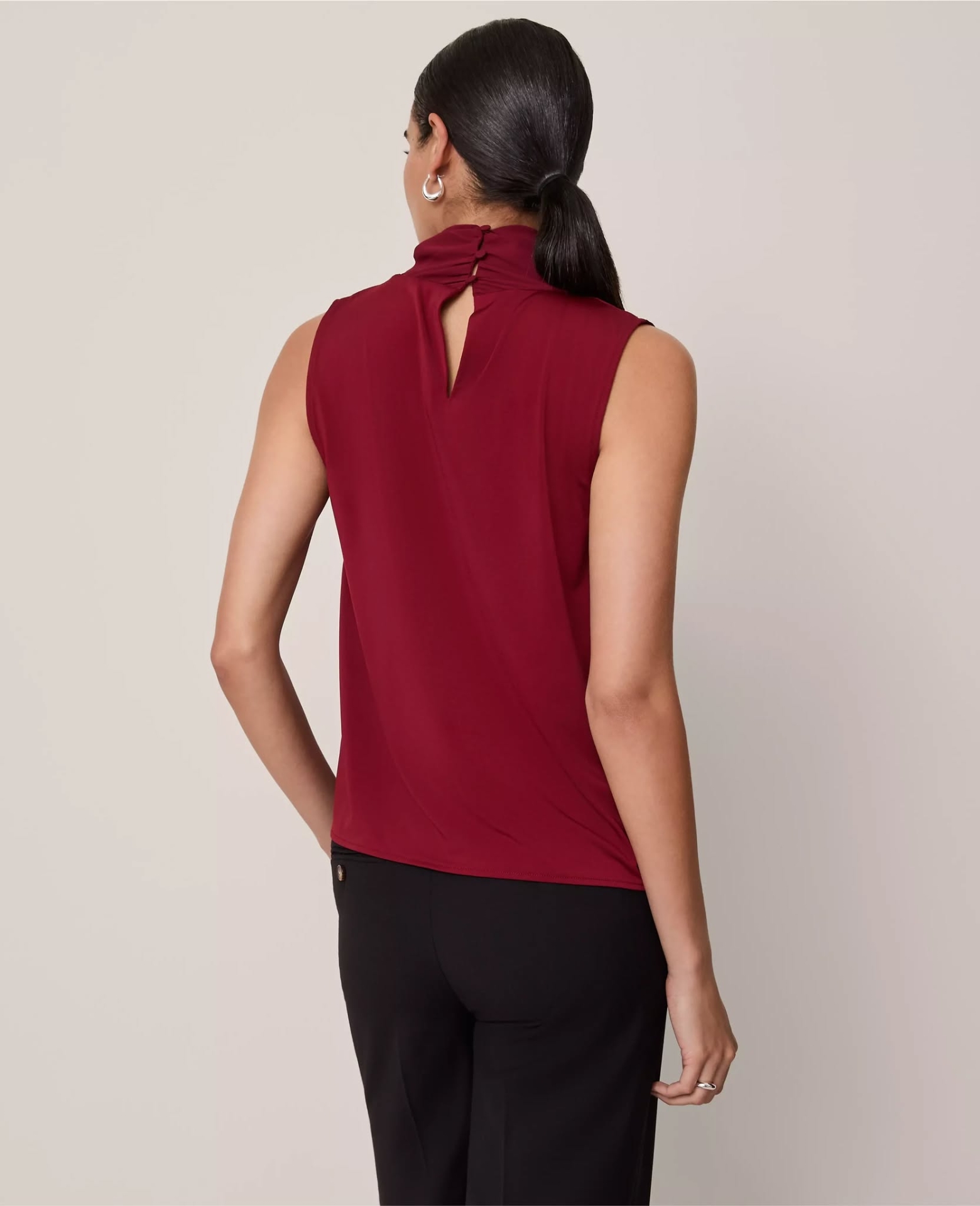 ATMMCNB01 Ann Taylor Cowl Neck Blouse