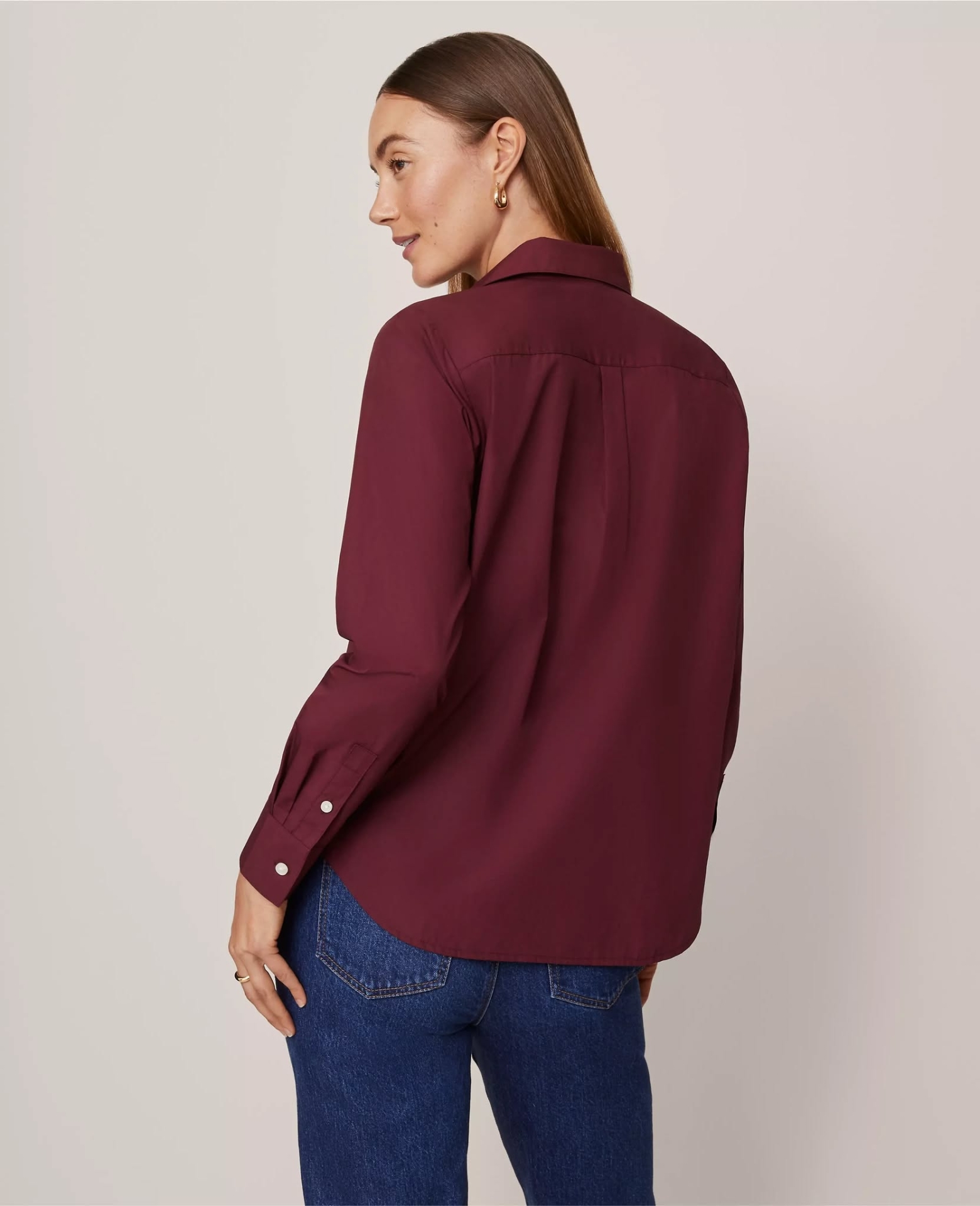 ATRPS01 Ann Taylor Poplin Shirt