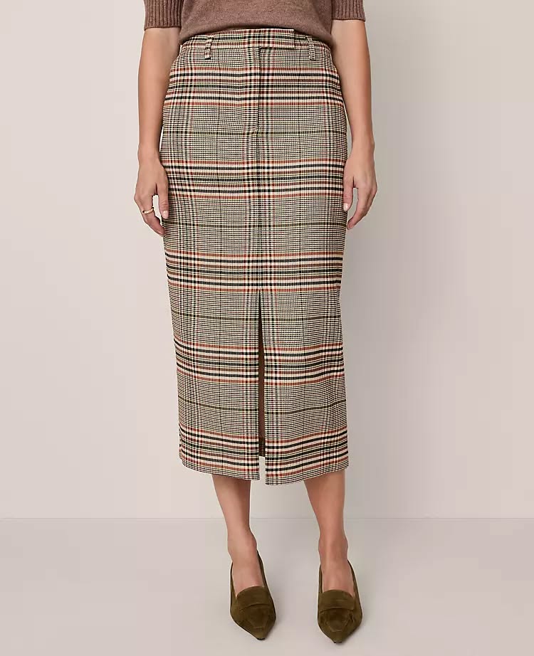 ATTTCMSIP01 Ann Taylor Column Midi Skirt