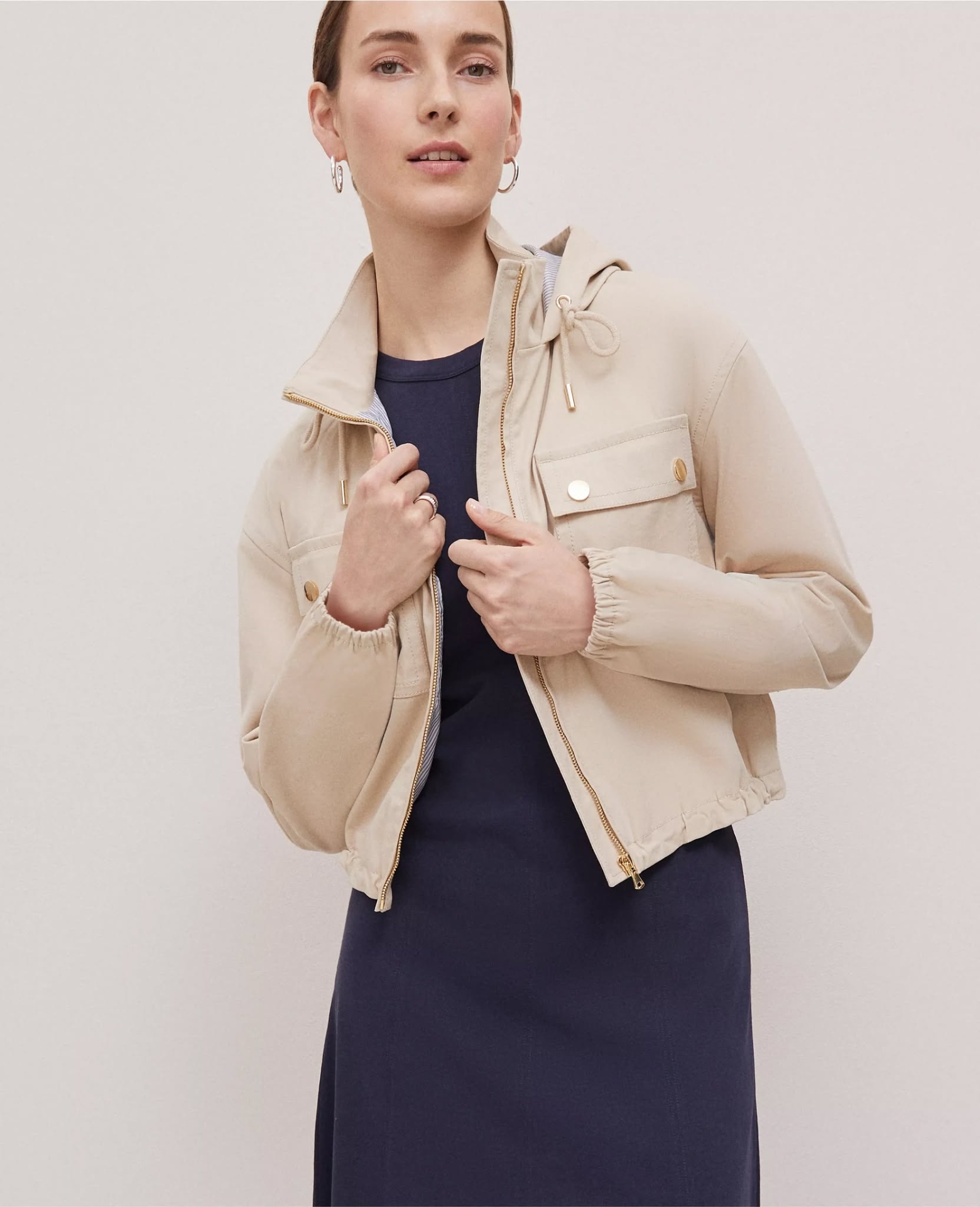 ATWCWJ01 Ann Taylor Weekend Collection Windbreaker Jacket