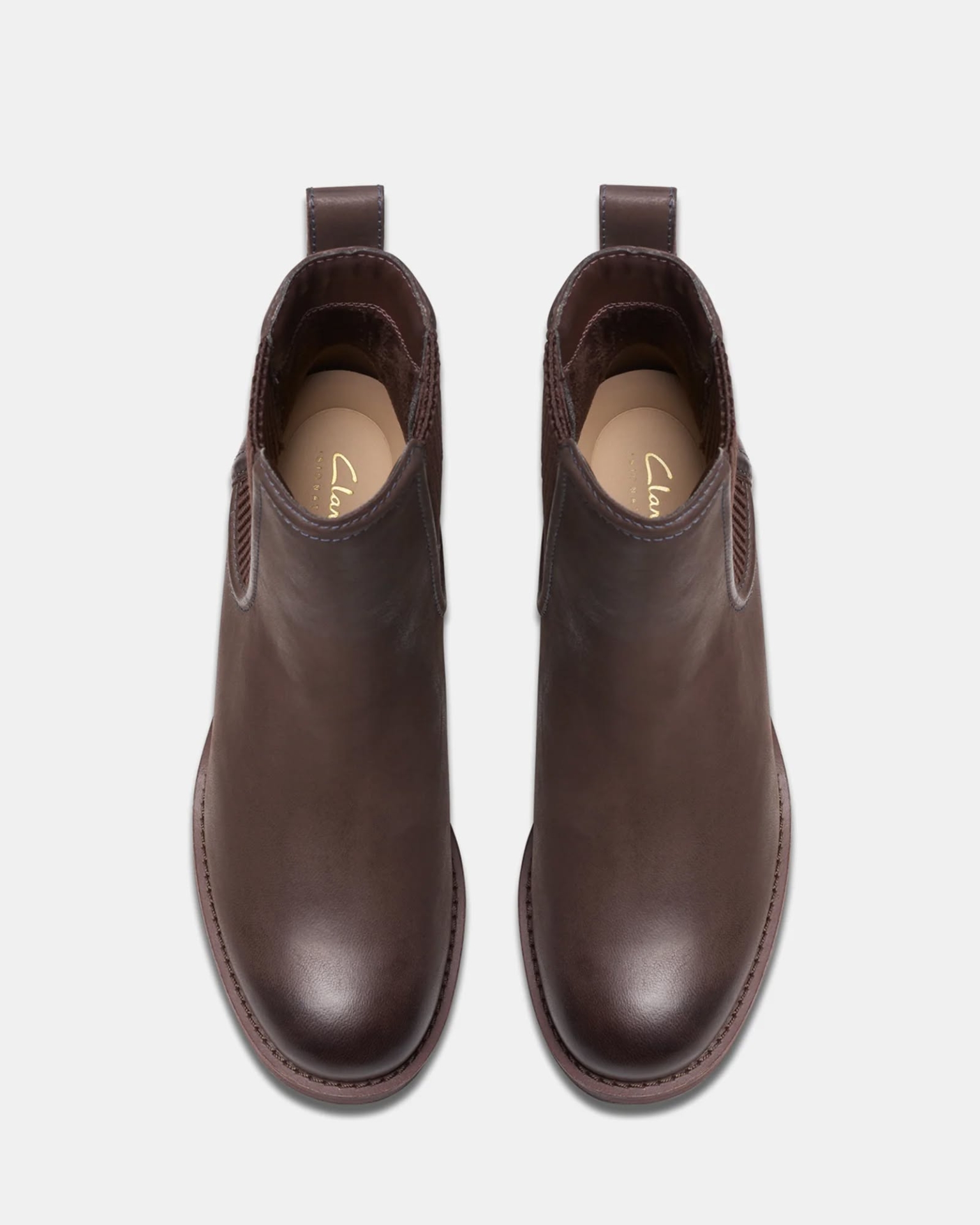 CCT02 Clarks Leather Ankle Boots