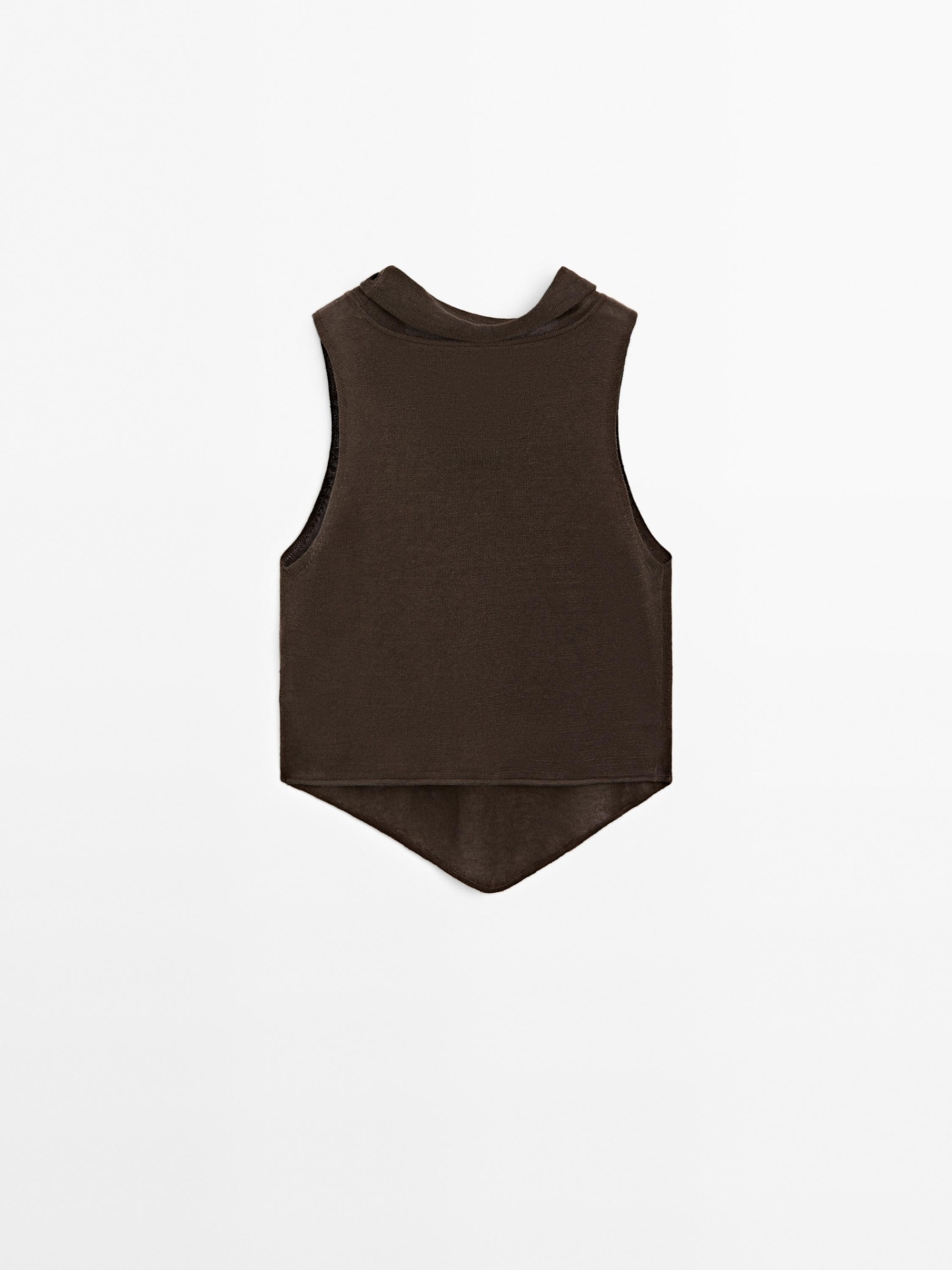 MD1LADT01 Massimo Dutti Asymmetric Draped Top