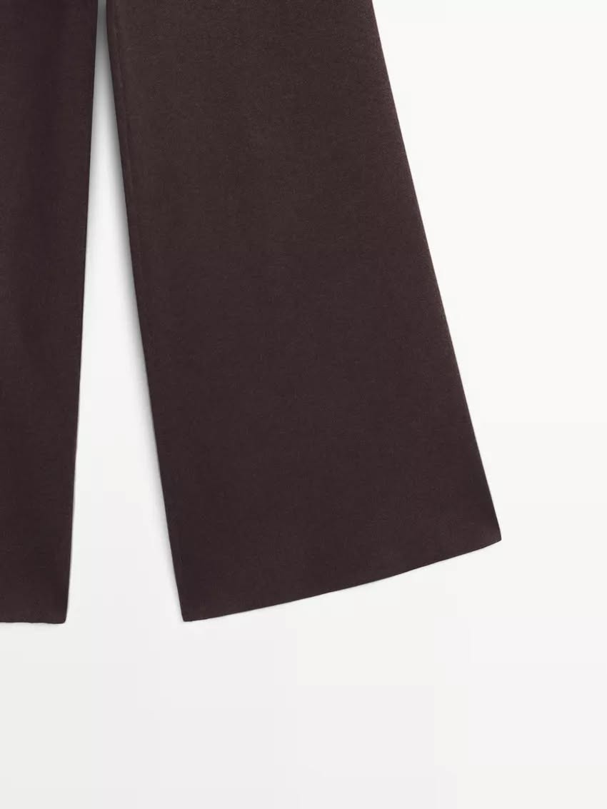 MDCCT01 Massimo Dutti Cropped Knit Trousers
