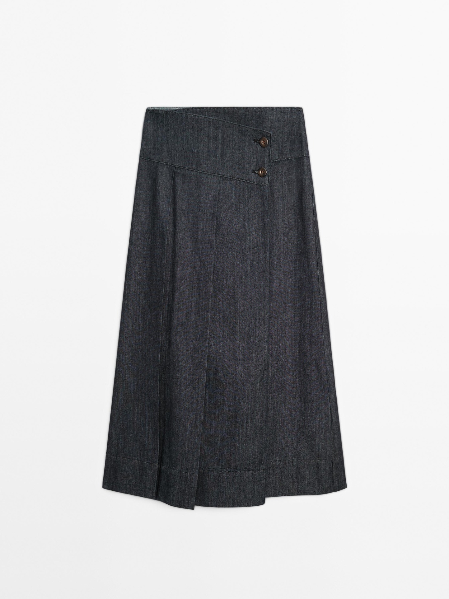 MDCDMS01 MASSIMO DUTTI DENIM MIDI SKIRT