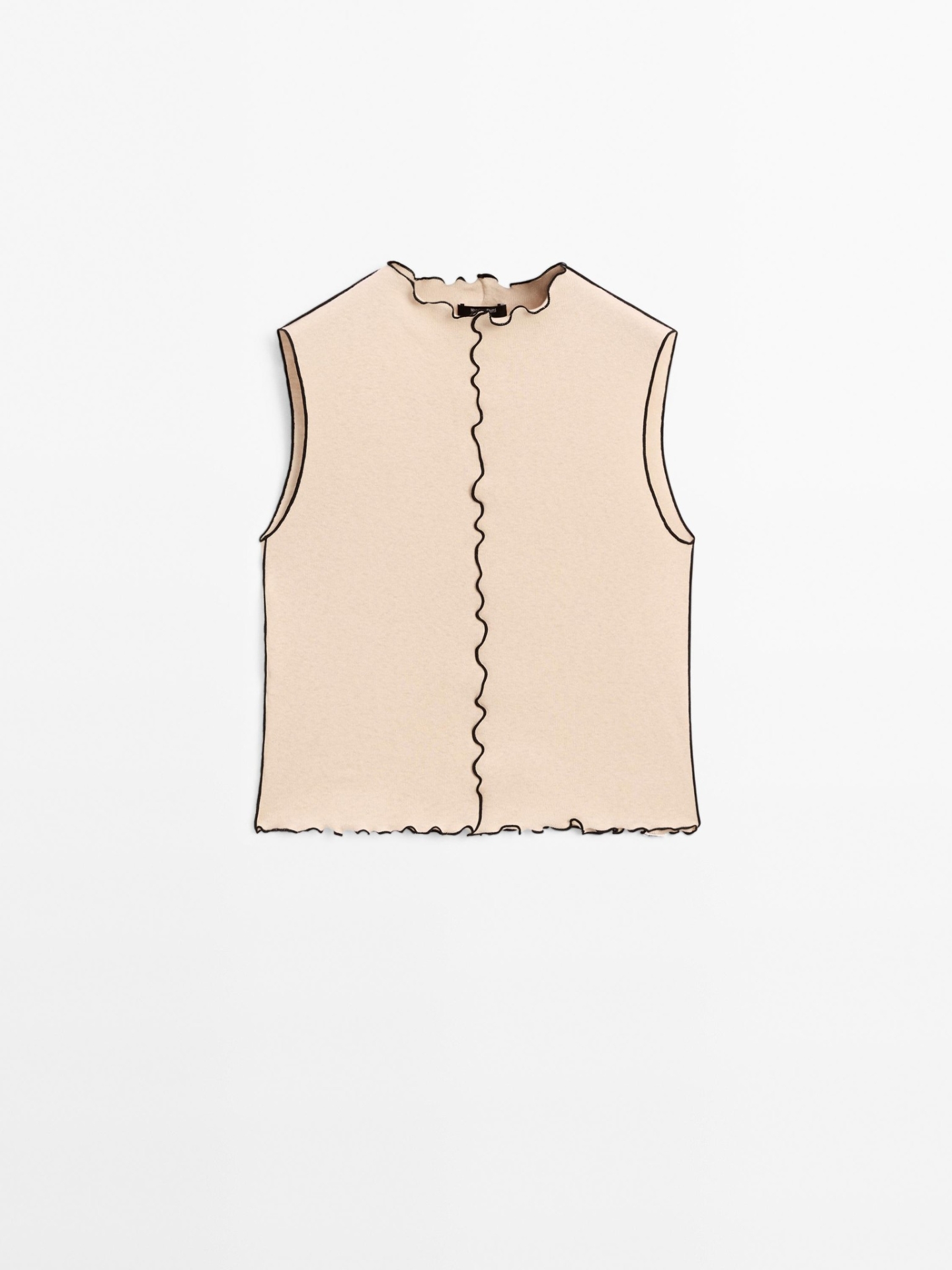 MDFNTWT01 MASSIMO DUTTI FUNNEL NECK TOP