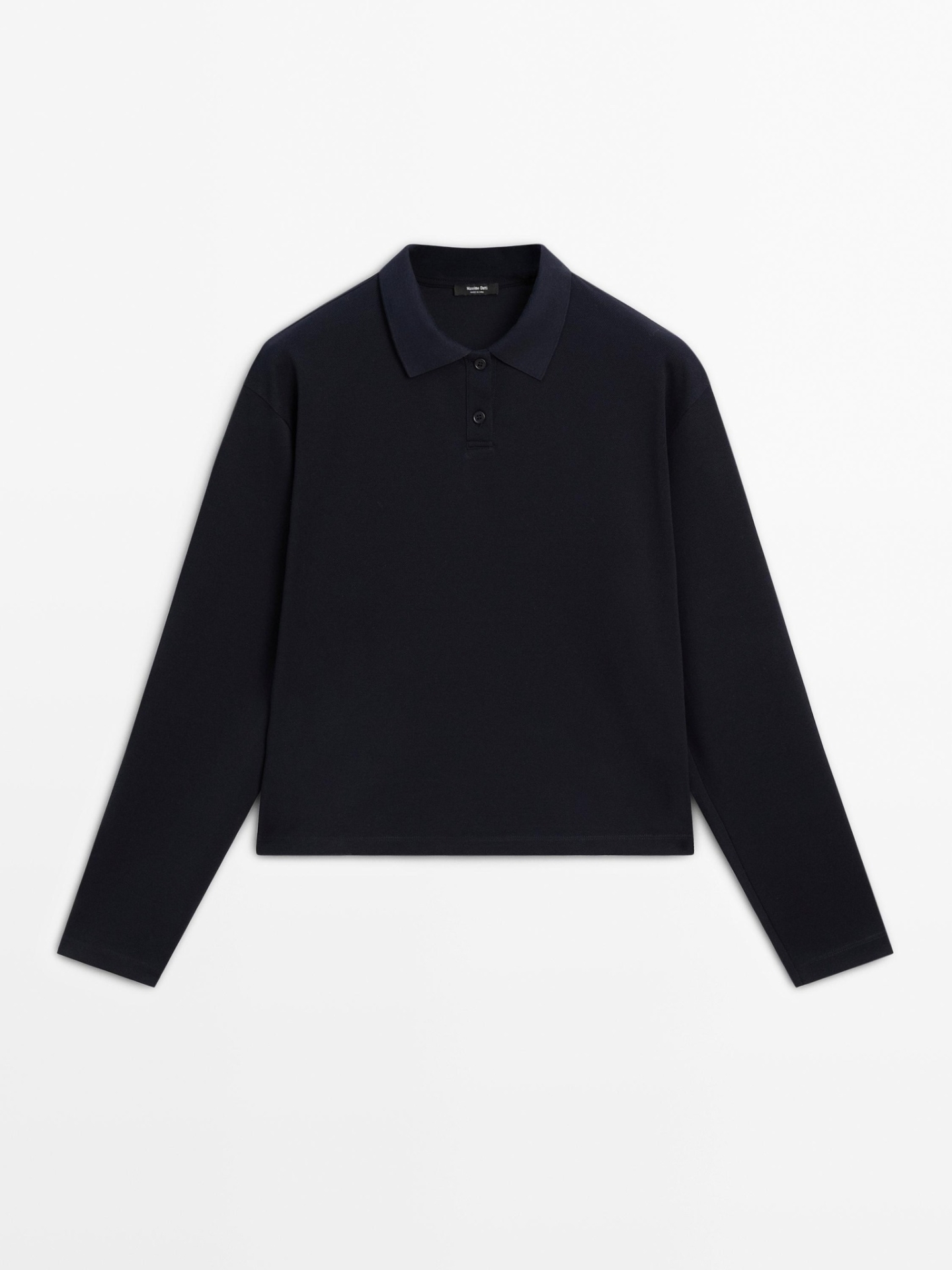 MDMCPT01 Massimo Dutti Cotton Piqué Polo T-Shirt