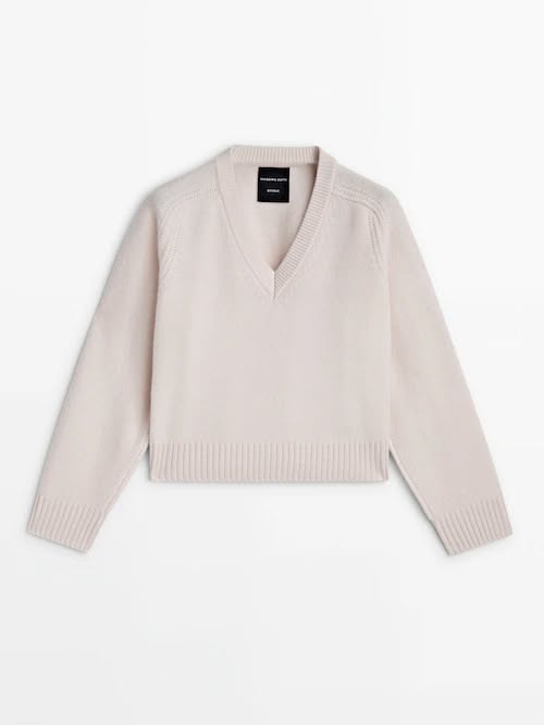 MDWBVS01 Massimo Dutti V-neck Sweater