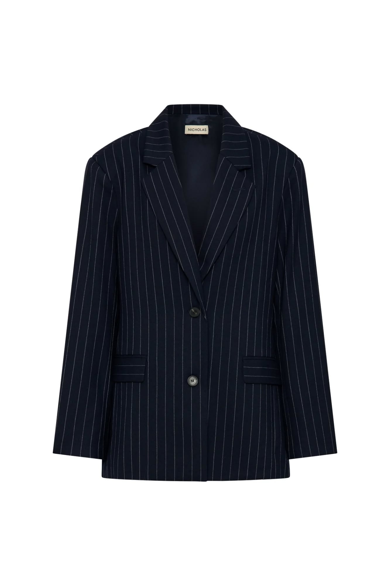 NNPOBB01 Nicholas Pinstriped Open Back Blazer & Tailored Skort