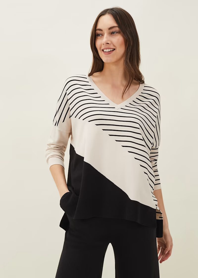 PEBSCFKJ01 Phase Eight Colourblock Knit Jumper